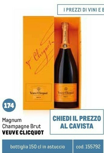 Metro Champagne offerta