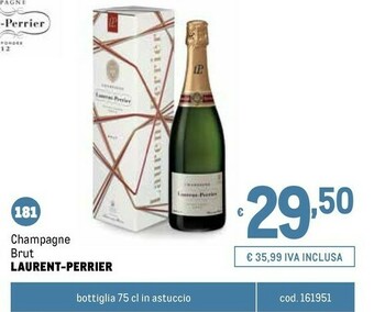 Metro Champagne offerta