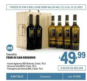 Metro Vino offerta