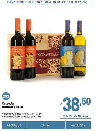 Metro Vino bianco offerta