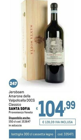 Metro Vino rosso offerta