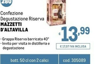 Metro Grappa offerta