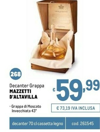 Metro Grappa offerta