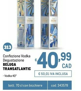 Metro Vodka offerta