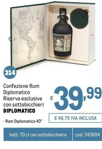 Metro Rum offerta