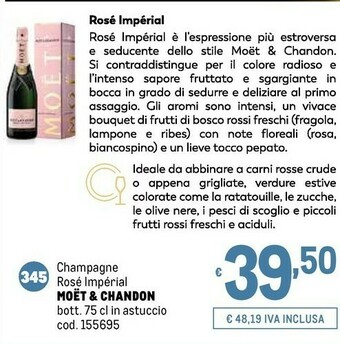 Metro Champagne offerta