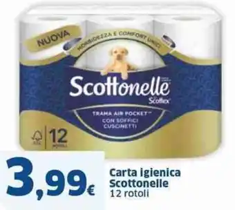 Sigma Carta igienica Scottonelle 12 rotoli offerta