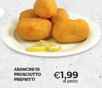 Mercatò Extra ARANCINI DI PROSCIUTTO PREFRITTI offerta