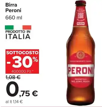 Peroni Birra 660ml
