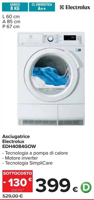 Electrolux Asciugatrice EDH4084GOW