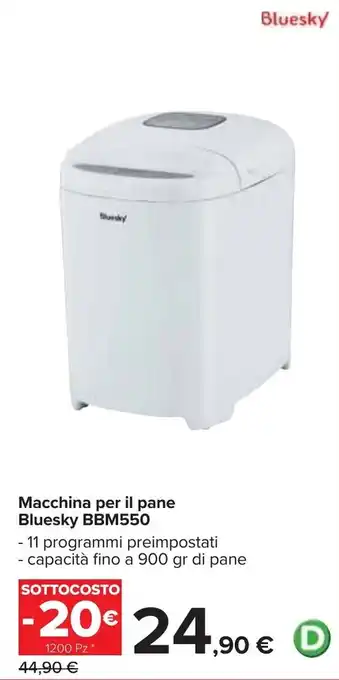 Bluesky Macchina per il pane BBM550