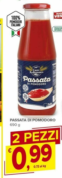 Todis Passata di pomodoro offerta