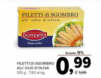 Todis Filetti di sgombro all'olio di oliva offerta