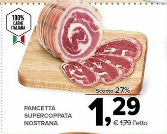 Todis Pancetta supercoppata nostrana offerta