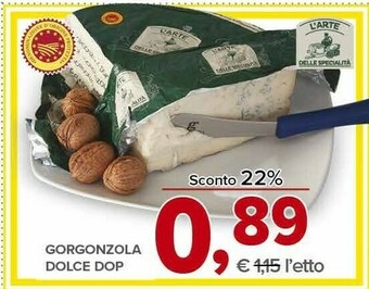 Todis Gorgonzola dolce dop offerta