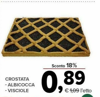 Todis Crostata albicocca/ visciole offerta