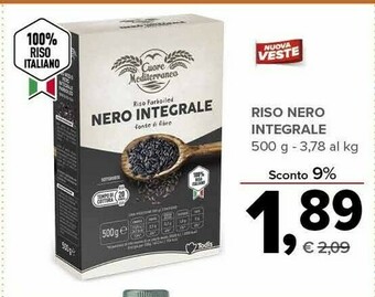 Todis Riso nero integrale offerta