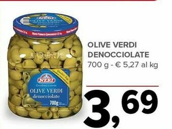 Todis Olive verdi denocciolate offerta