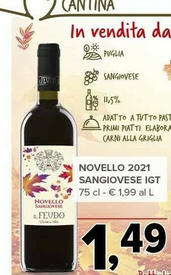 Novello 2021 sangiovese igt