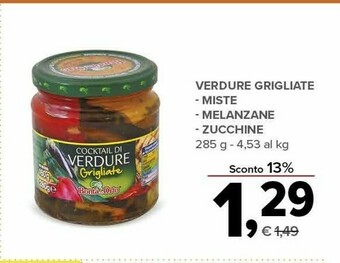 Todis Verdure grigliate miste offerta
