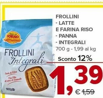 I tesori del forno - frollini integrali 700 g(ml)