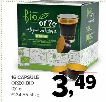 Todis 16 capsule orzo bio offerta