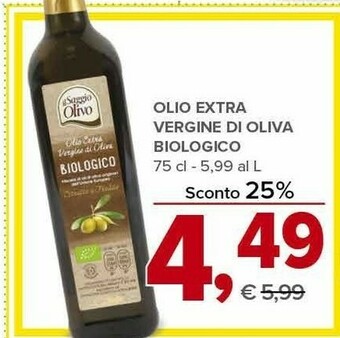 Todis Olio extra vergine di oliva 750 g(ml) offerta