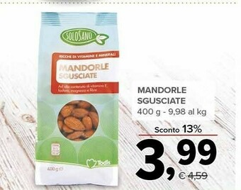 Todis Mandorle sgusciate offerta