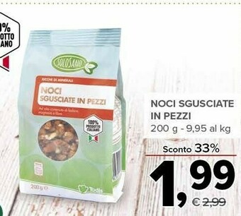 Todis Solosano noci sgusciate in pezzi offerta