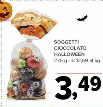 Todis Soggetti cioccolato halloween offerta