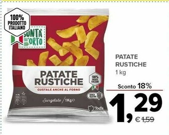 Todis Bonta dell'orto patate rustiche offerta