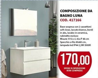 Composizione da bagno luna