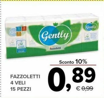 Gently fazzoletti 4 veli