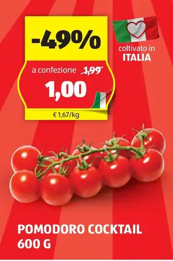 ALDI POMODORO COCKTAIL 600 G offerta