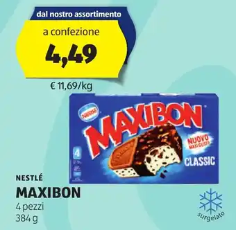 ALDI NESTLÉ MAXIBON 4 pezzi 384 g offerta