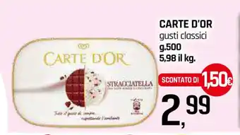 Famila Superstore CARTE D'OR gusti classici g 500 offerta