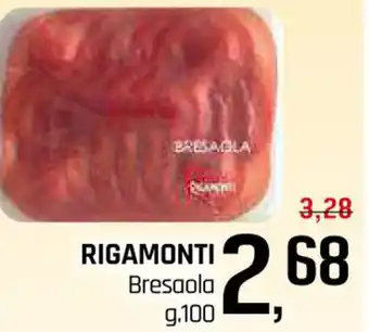 Famila Superstore RIGAMONTI Bresaola g 100 offerta