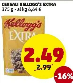 PENNY Kellogg's cereali extra offerta