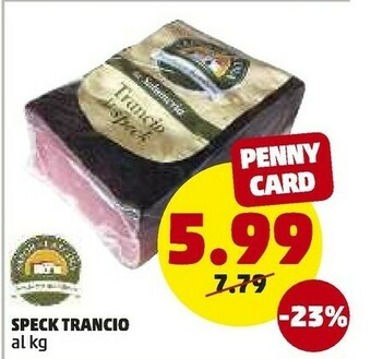 PENNY Speck trancio offerta