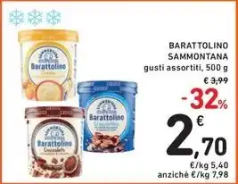 Spazio Conad BARATTOLINO SAMMONTANA gusti assortiti, 500 g offerta