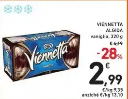 Spazio Conad VIENNETTA ALGIDA vaniglia, 320 g offerta