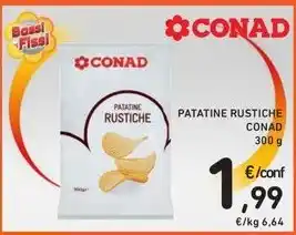 Spazio Conad PATATINE RUSTICHE CONAD offerta