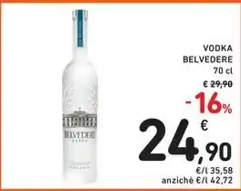 Spazio Conad VODKA BELVEDERE 70 cl offerta