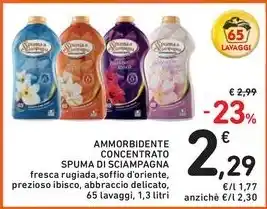 Spazio Conad AMMORBIDENTE CONCENTRATO SPUMA DI SCIAMPAGNA offerta