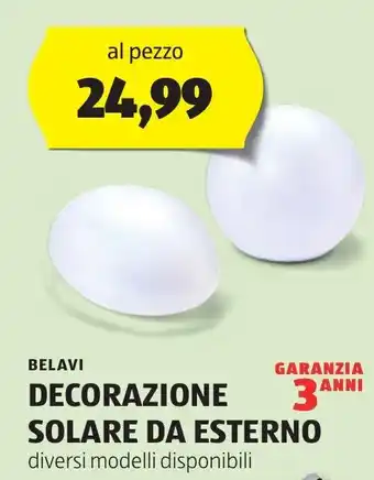 ALDI BELAVI DECORAZIONE SOLARE DA ESTERNO offerta