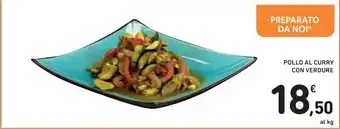 POLLO AL CURRY CON VERDURE