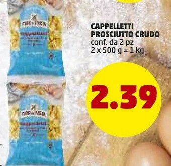 PENNY Fior di pasta cappelletti prosciutto crudo offerta