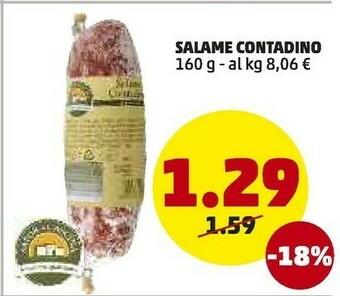 PENNY Salame contadino offerta