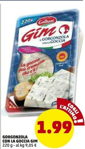 Galbani - gorgonzola con la goccia gim 220 g(ml)