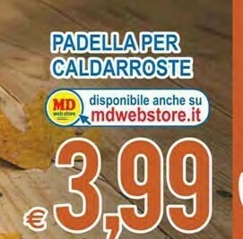 MD Discount Padella per caldarroste offerta
